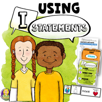Preview of Using I Messages Lesson Plan | Communication Styles | I Statements