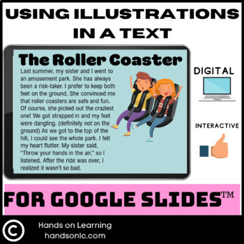 Preview of Using Illustrations in a Text for Google Slides