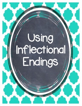 Preview of Using Inflectional Endings