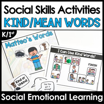 Preview of Using Kind Words Lesson and Activities