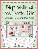 Using Map Skills at the North Pole! (Compass Rose and Map Scale)