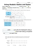 Using Models to Represent Ratios, Rates and Unit Rates Scaffold Notes