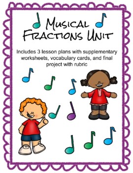 Preview of Using Music to Teach Fractions Unit