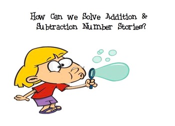 Preview of Using Number Bonds to Solve Addition & Subtraction Word Problems