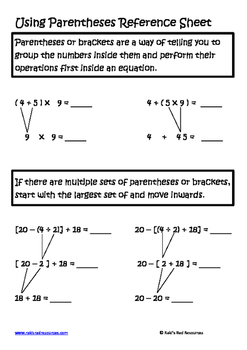 parentheses math notebooks interactive lesson using preview