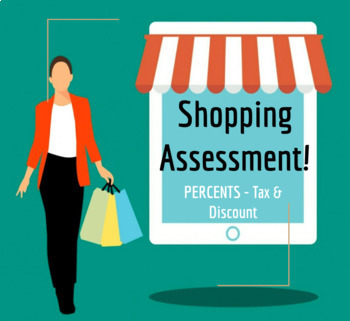 Preview of Using Percents! (Tax & Discount) - Shopping Activity/Assessment! DIGITAL!