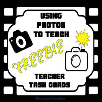 Preview of READING STRATEGY: Using Photos To Teach - Teacher Task Cards