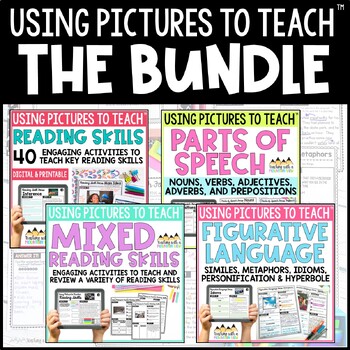 Preview of Using Pictures for Reading Skills BUNDLE