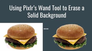 Preview of Using Pixlr's Wand Tool to Erase a Solid Background - Remove Backgrounds Easily