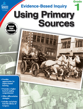 Preview of Using Primary Sources Workbook Grade 1 Printable 104859-EB