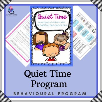 Preview of Using Quiet Time as a Consequence of Misbehavior - Behavior Support Resource