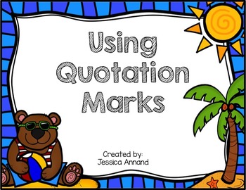 Preview of Using Quotation Marks Power Point