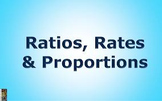 Using Ratios and Rates to Solve Real World Math Word Problems Task