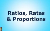 Using Ratios and Rates to Solve Real World Math Word Probl