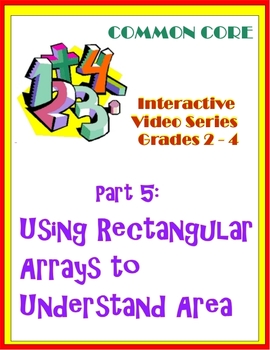Preview of Using Rectangular Arrays To Understand Area