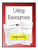 Using Resources - Encyclopedia & Atlas