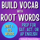 Using Root Words to Build Vocabulary for SAT, ACT, or AP E