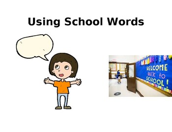 Preview of Using School-Appropriate Words Social Story