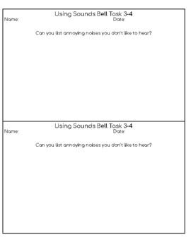 Preview of Using Sounds Bell Work