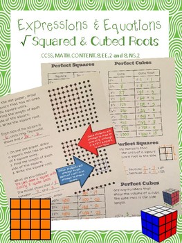 Preview of Using Squared & Cubed Roots to Approximate Irrational Numbers