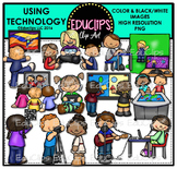 Using Technology Clip Art Bundle {Educlips Clipart}