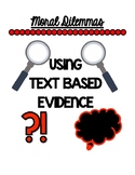 Text Based Evidence and RACE Responses Using Moral Dilemmas