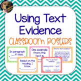 Using Text Evidence Classroom Posters