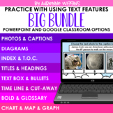 Using Text Features BUNDLE (Practice Question Resources)