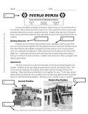 Using Text Features Worksheet - Pueblos
