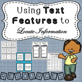 Using Text Features to Locate Information - Resource Packet