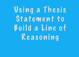 Using Thesis Statements to Preview a Line of Reasoning