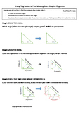 Using Trig Ratios to Find Missing Sides Graphic Organizer