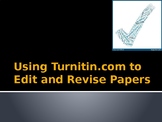 Using Turnitiin- A helpful presentation for teachers or students!
