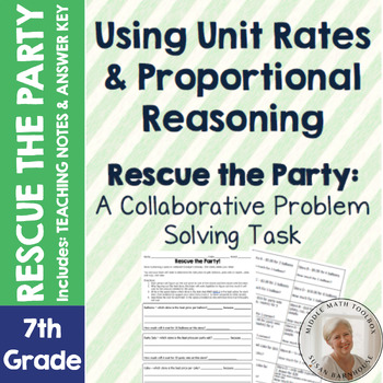 Preview of Unit Rates & Proportional Reasoning - Collaborative Problem Solving, Discourse