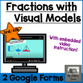 Using Visual Models with fractions - Google Form - video -