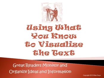 Preview of Visualizing Reading Strategy Lesson | Common Core Foundational Skills PowerPoint