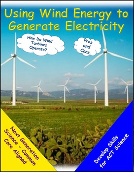 Preview of Using Wind Energy to Generate Electricity – A STEM Product