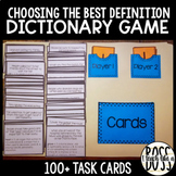 Using a Dictionary and Choosing the Best Definition Game