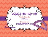 Using a Protractor Task Cards with QR Codes