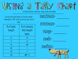 Using a Tally Chart (to find maximun, minimum, range, medi