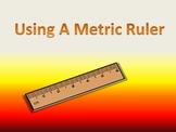 Using a metric ruler