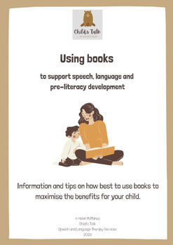 Preview of Using books to support speech, language and pre-literacy development