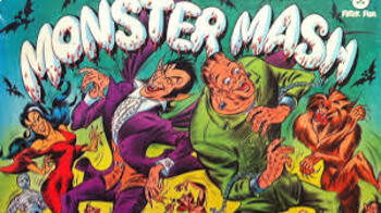 Preview of Song lyrics/poetry/figurative language/theme: Monster Mash