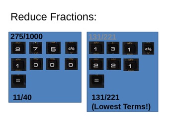 Using The Casio Fx 260 Solar Calculator Powerpoint By Andrea Brant