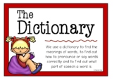 Using the Dictionary Poster Set/Anchor Charts | English Centers