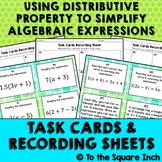Using the Distributive Property to Simplify Algebraic Expr