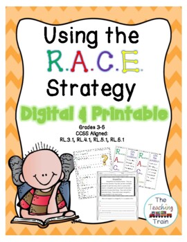 Preview of Using the R.A.C.E. Strategy-Digital & Printable