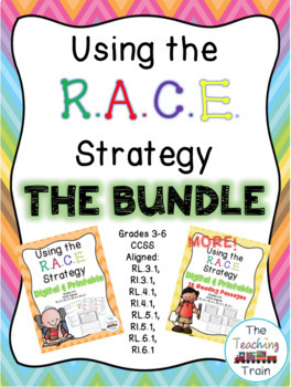 Preview of Using the RACE Strategy: THE BUNDLE-DIGITAL & PRINTABLE