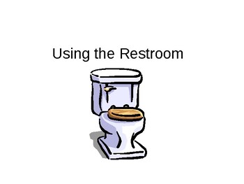 Preview of Using the Restroom Social Story
