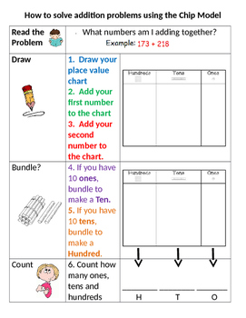 Preview of Using the chip model to add and subtract